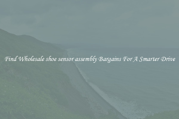 Find Wholesale shoe sensor assembly Bargains For A Smarter Drive