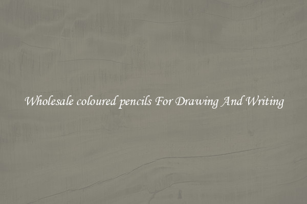 Wholesale coloured pencils For Drawing And Writing