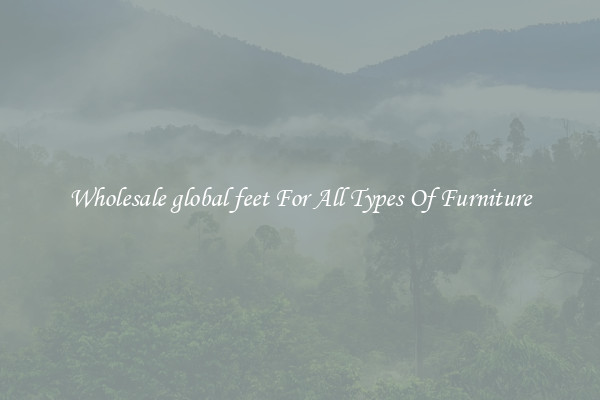 Wholesale global feet For All Types Of Furniture