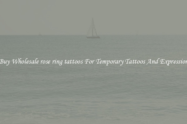 Buy Wholesale rose ring tattoos For Temporary Tattoos And Expression