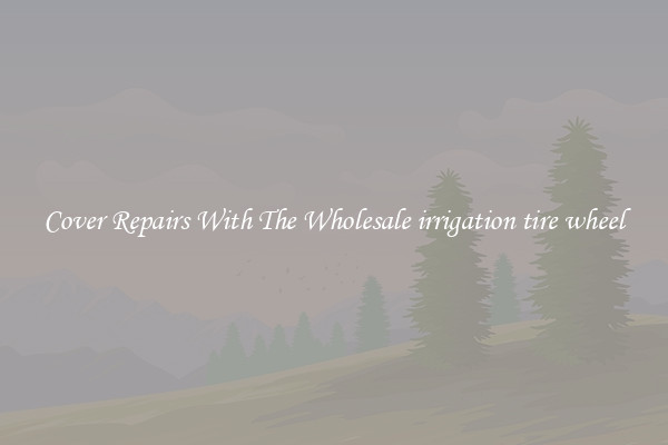  Cover Repairs With The Wholesale irrigation tire wheel 